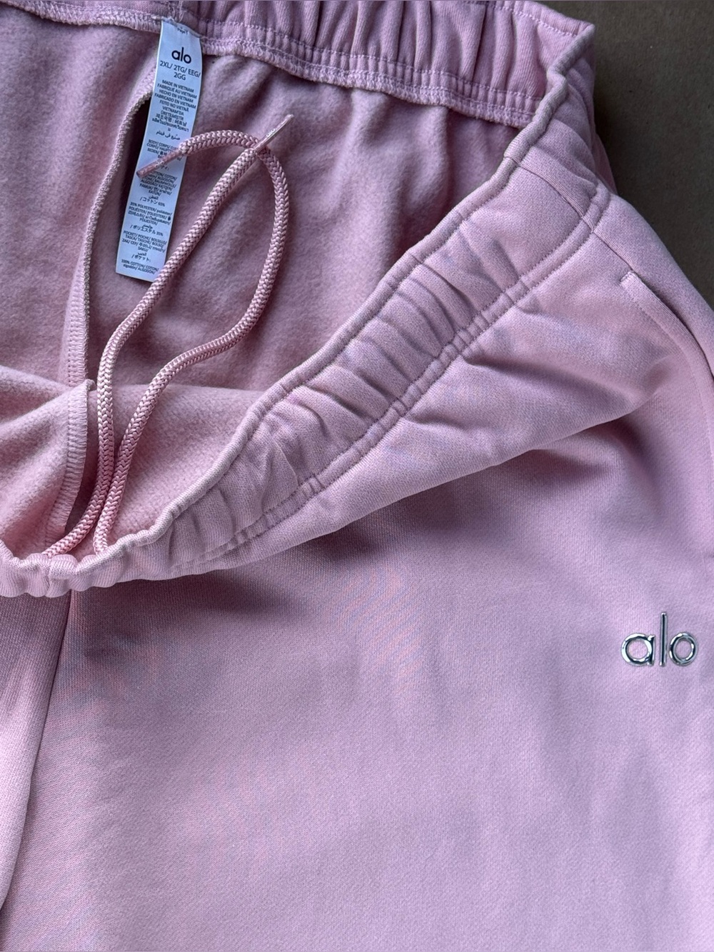 Alo Yoga Accolade Sweatpant in Vintage Pink - Size 2XL NWOT